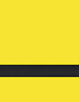 Duets Rotary ABS Engraving & UV Printing - Matte Yellow/Black- 2 Ply