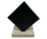 Recycled Acrylic (Black Opaque)