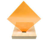 Orange Fluorescent Transparent Acrylic