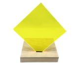 Yellow Fluorescent Transparent Acrylic