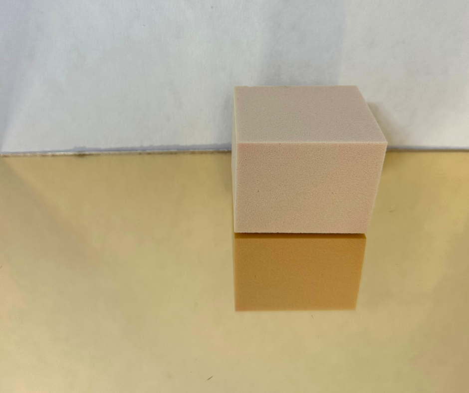 plastic acrylic square gold mirror sheet