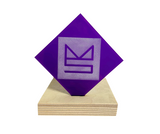Purple Nearly Opaque Acrylic