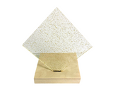 Recycled Acrylic (Gold Sparkle)