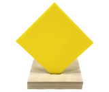 Yellow Nearly Opaque Acrylic