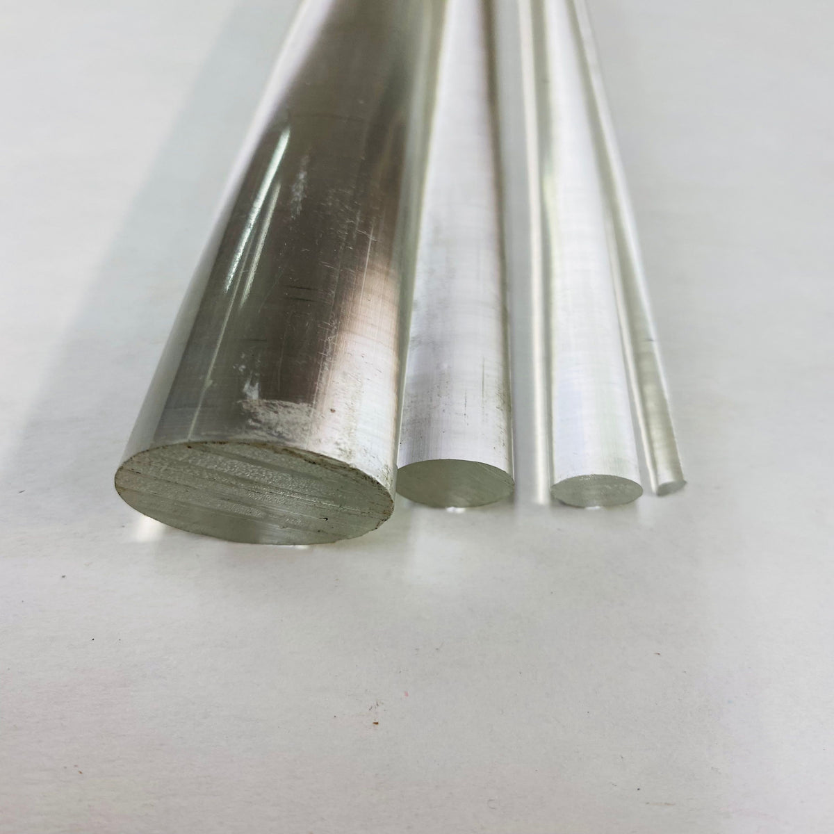 Acrylic Rod - CLEAR - Extruded - Varying Thicknesses