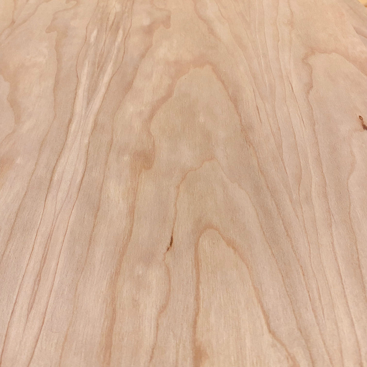 Raw Cherry Wood Veneer Sheets - Pack Of 6 | Unbacked, 9" X 9" X 0.024" For DIY Projects