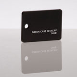 Recycled Acrylic (Black Opaque)