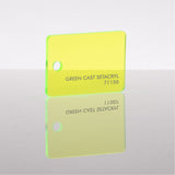 Recycled Acrylic (Green Fluorescent)