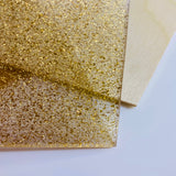 Acrylic (Gold Sparkle)