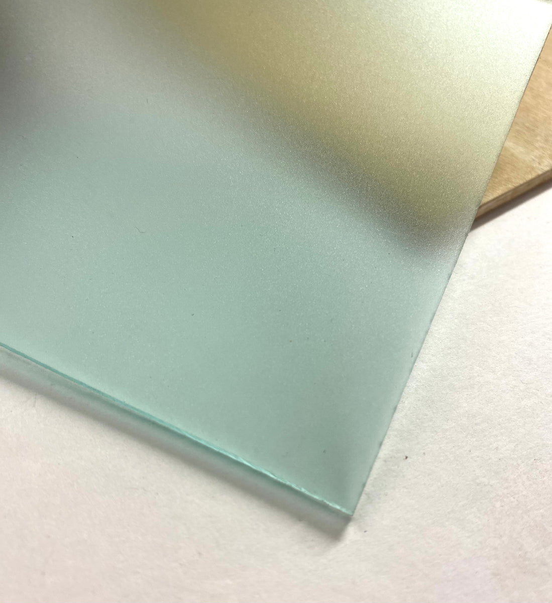 Clear Matte Frosted Cast Acrylic Sheet for Laser Cutting & Engraving –  MakerStock