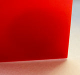 Red Nearly Opaque Acrylic