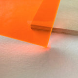 Fluorescent Orange Acrylic