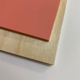 Pastel Red Acrylic Cast Sheet