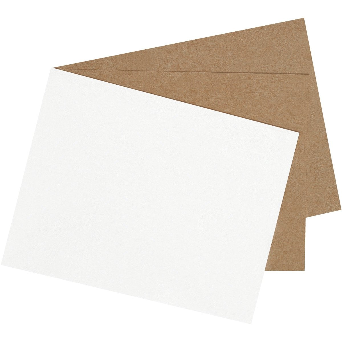 Chipboard 12x12 1X Heavy 50pt 25pcPk White 2 Side, 1 - Fry's Food