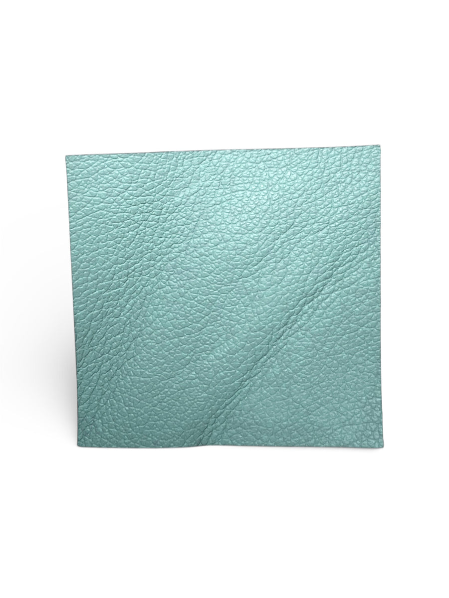 Turquoise Cowhide Leather - Face