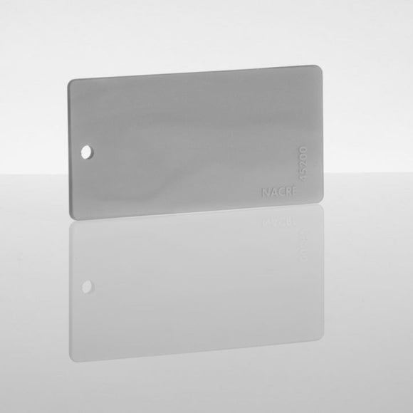 Recycled Acrylic (Pearlescent Silver)