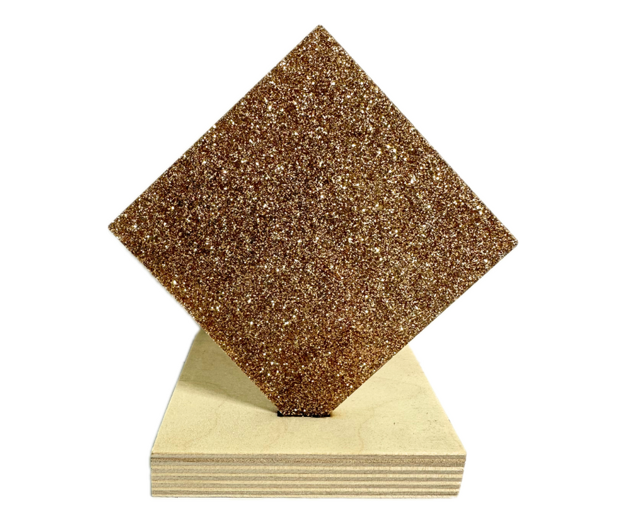 Acrylic (Glitter Topaz)