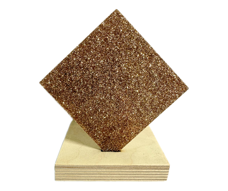 Acrylic (Glitter Topaz)