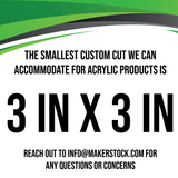 Clear Acrylic Custom Cut