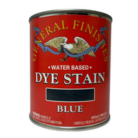 General Finishes Water Based Dye Stain - Blue