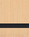Birch on black wood look two tone acrylic.