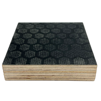 Hex-Ply Anti-Slip Phenolic Birch Plywood (Black) - 12mm - 18mm