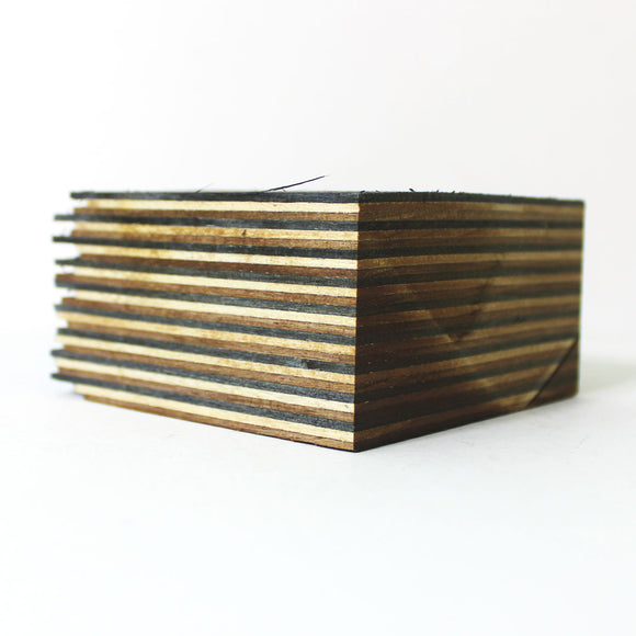 Blue/Brown/White Laminated Birch Wood Blanks