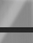 Duets Laser XT Acrylic - Brushed Nickel/Black (1/32")