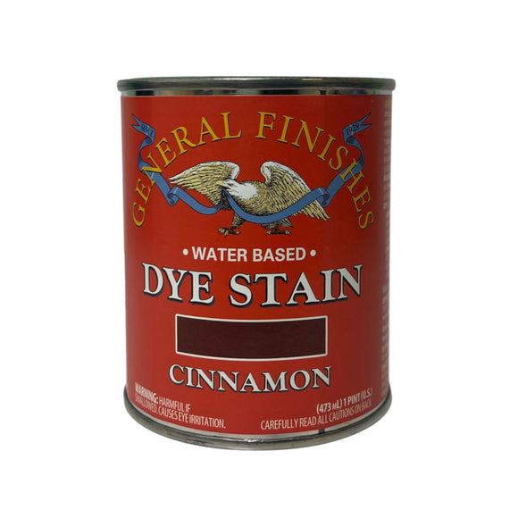 General Finishes Water Based Dye Stain - Cinnamon