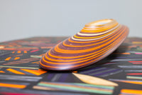 Orange/Light Gray/Dark Gray Laminated Birch Wood Blanks