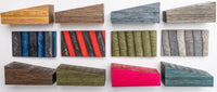 Orange/Light Gray/Dark Gray Laminated Birch Wood Blanks