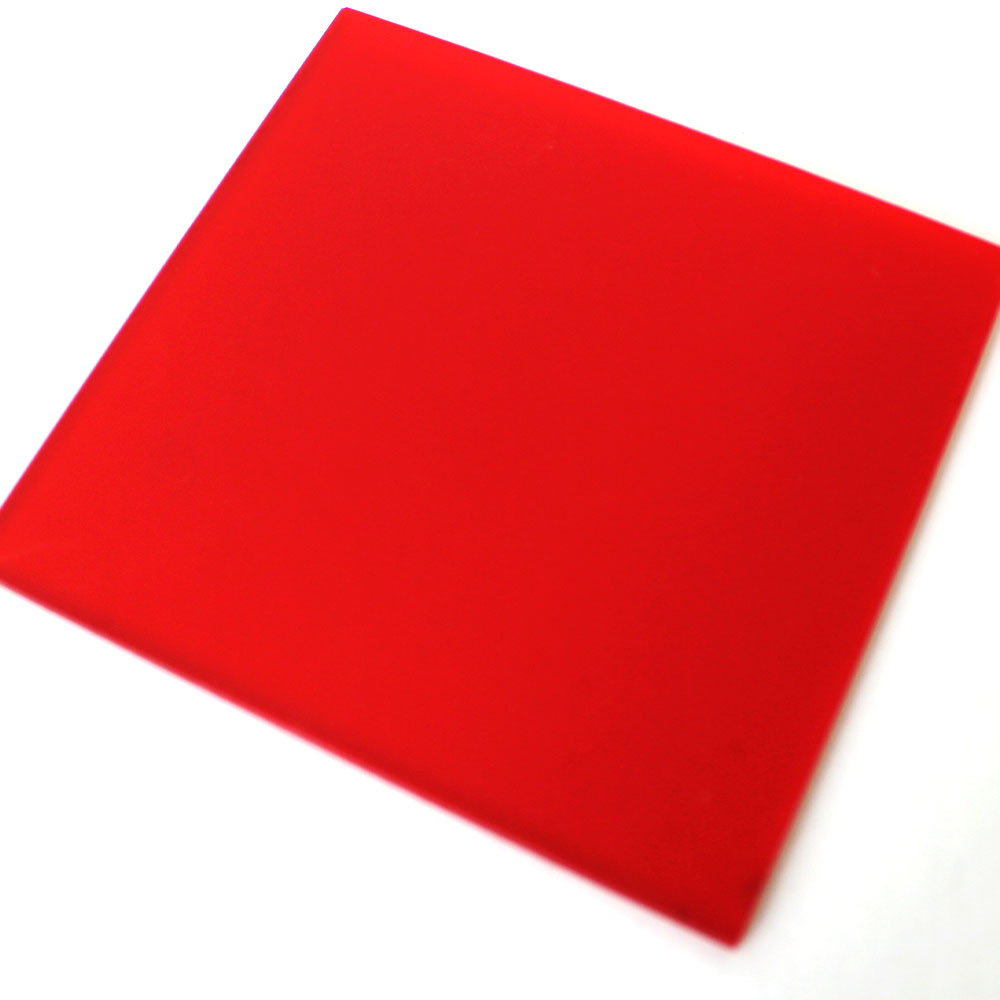 Cherry Red Frosted Matte Acrylic Sheet · MakerStock