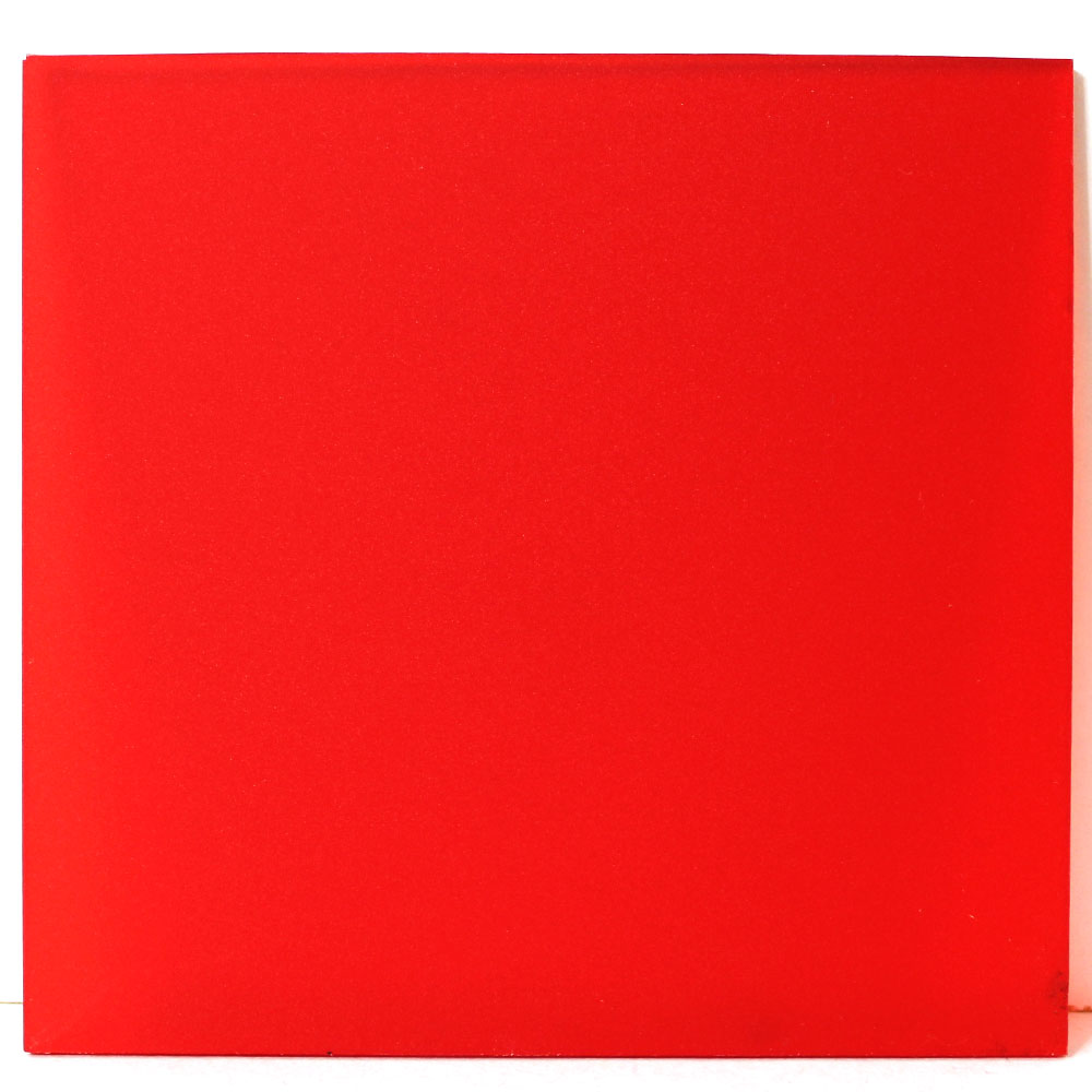 Cherry Red Frosted Matte Acrylic - Frosted Two Sides