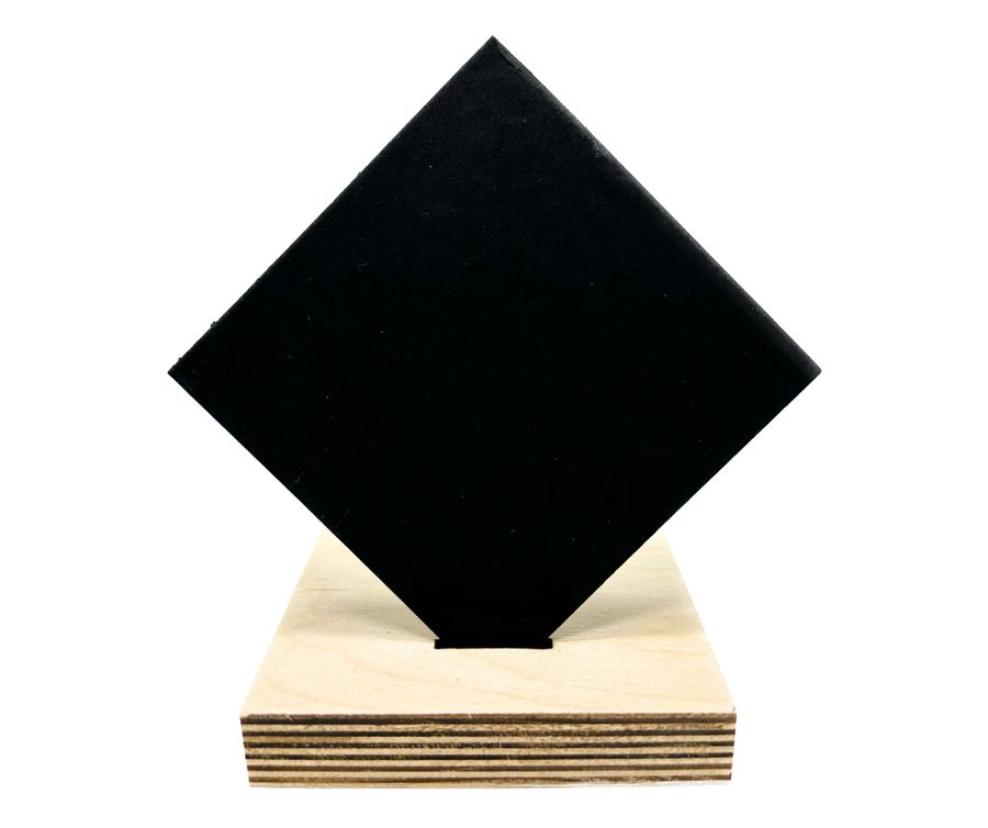 Recycled Black Solid QuickBoard (Chipboard)