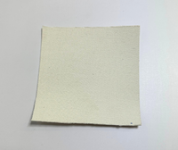 Bone White Vegan Leather Polyester Backing