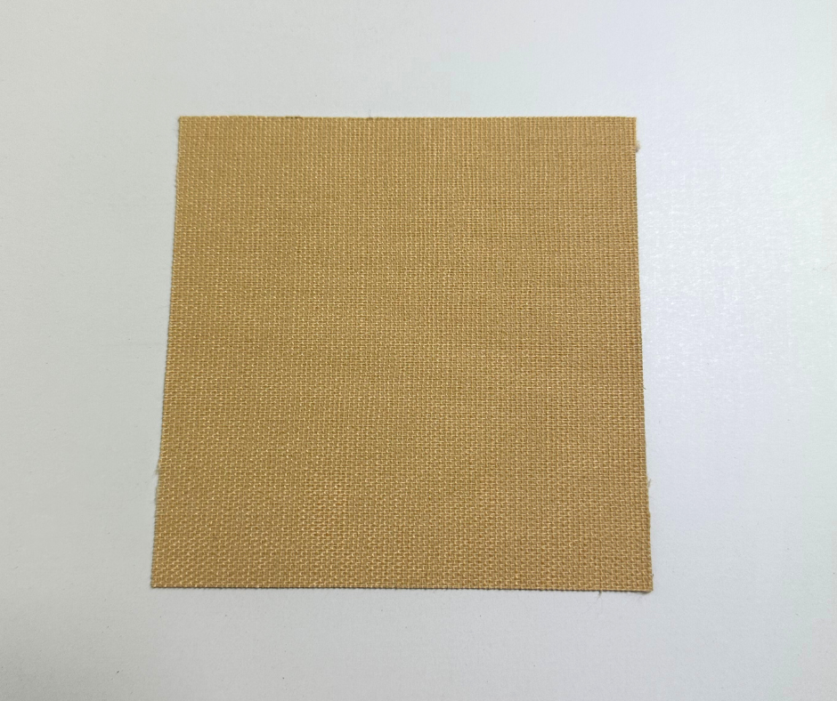 Mustard Yellow Vegan Leather Polyester Backing