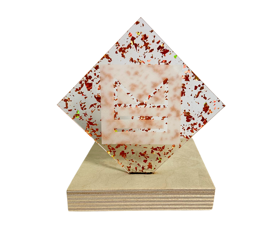 Chunky Lava Flakes Acrylic