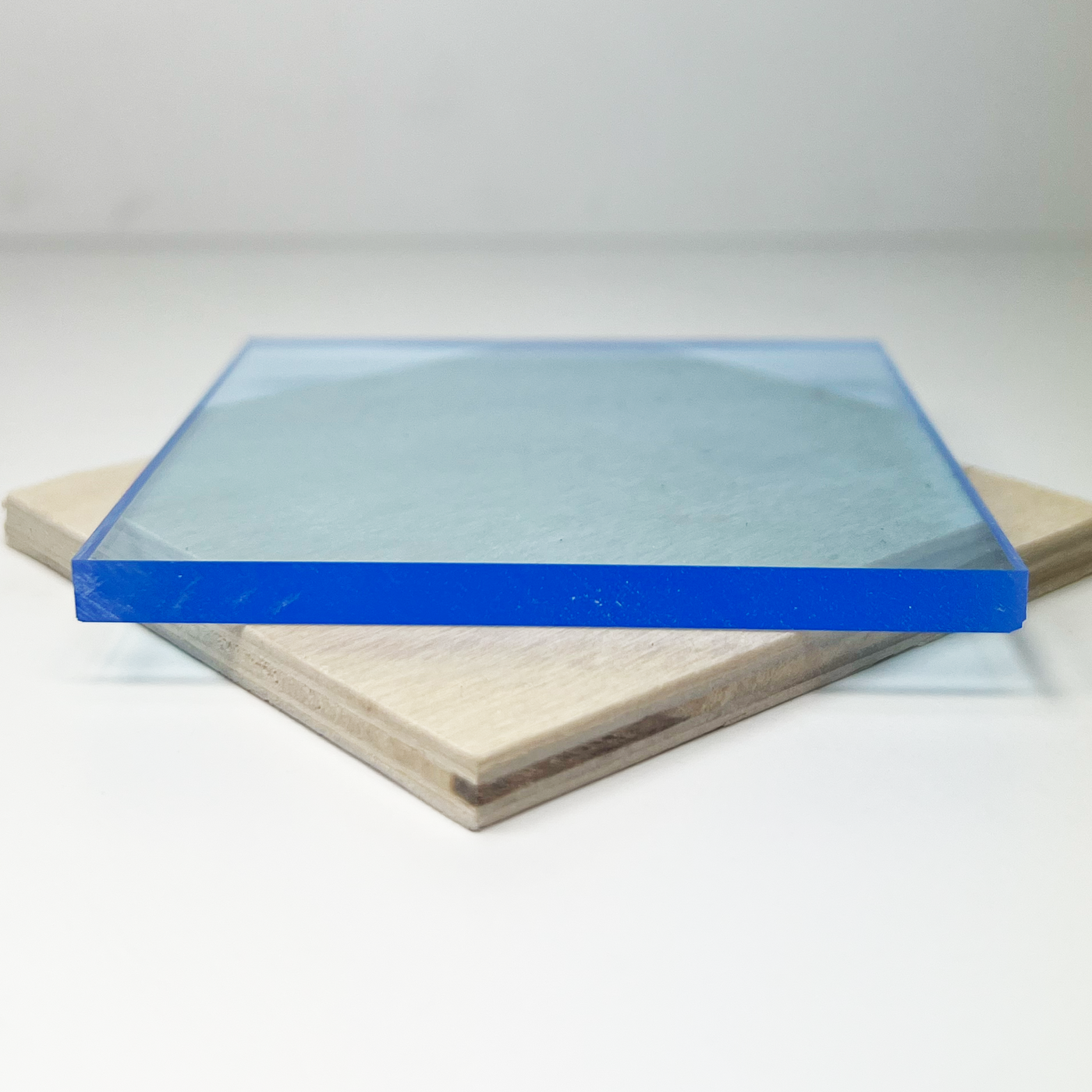 Light Blue Fluorescent Transparent Acryic