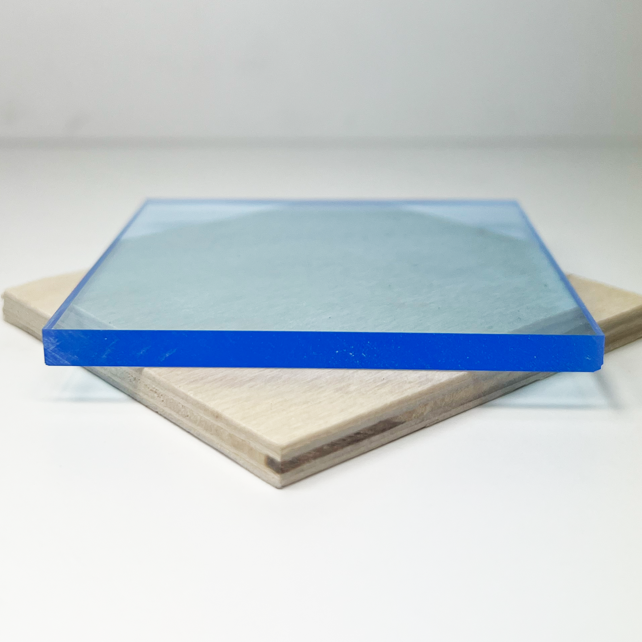 Light Blue Fluorescent Transparent Acryic