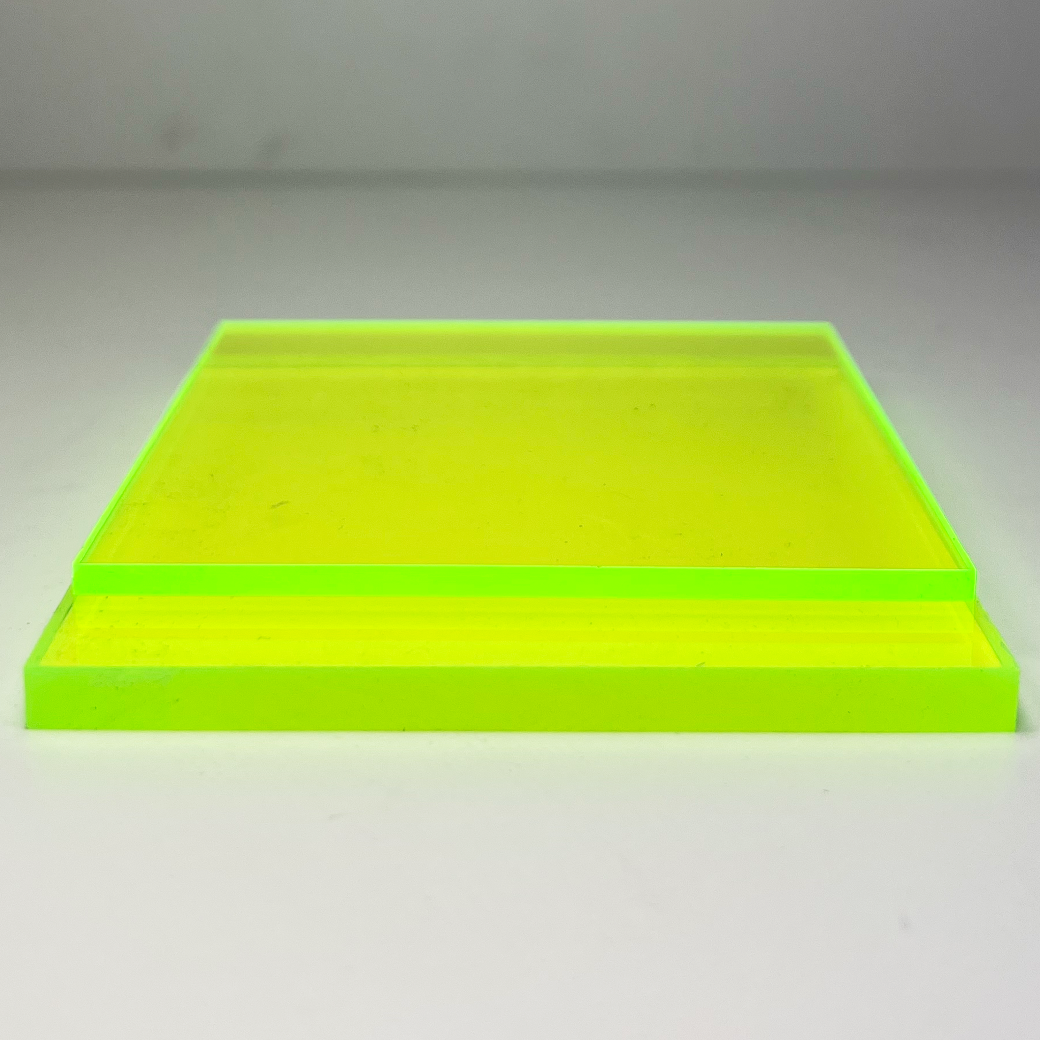 Green Fluorescent Transparent Acrylic