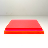 Pink Fluorescent Transparent Acrylic