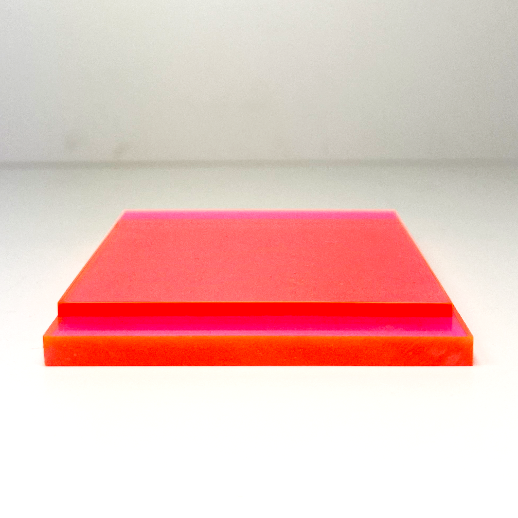 Pink Fluorescent Transparent Acrylic