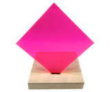 Acrylic (Fluorescent Transparent Pink)