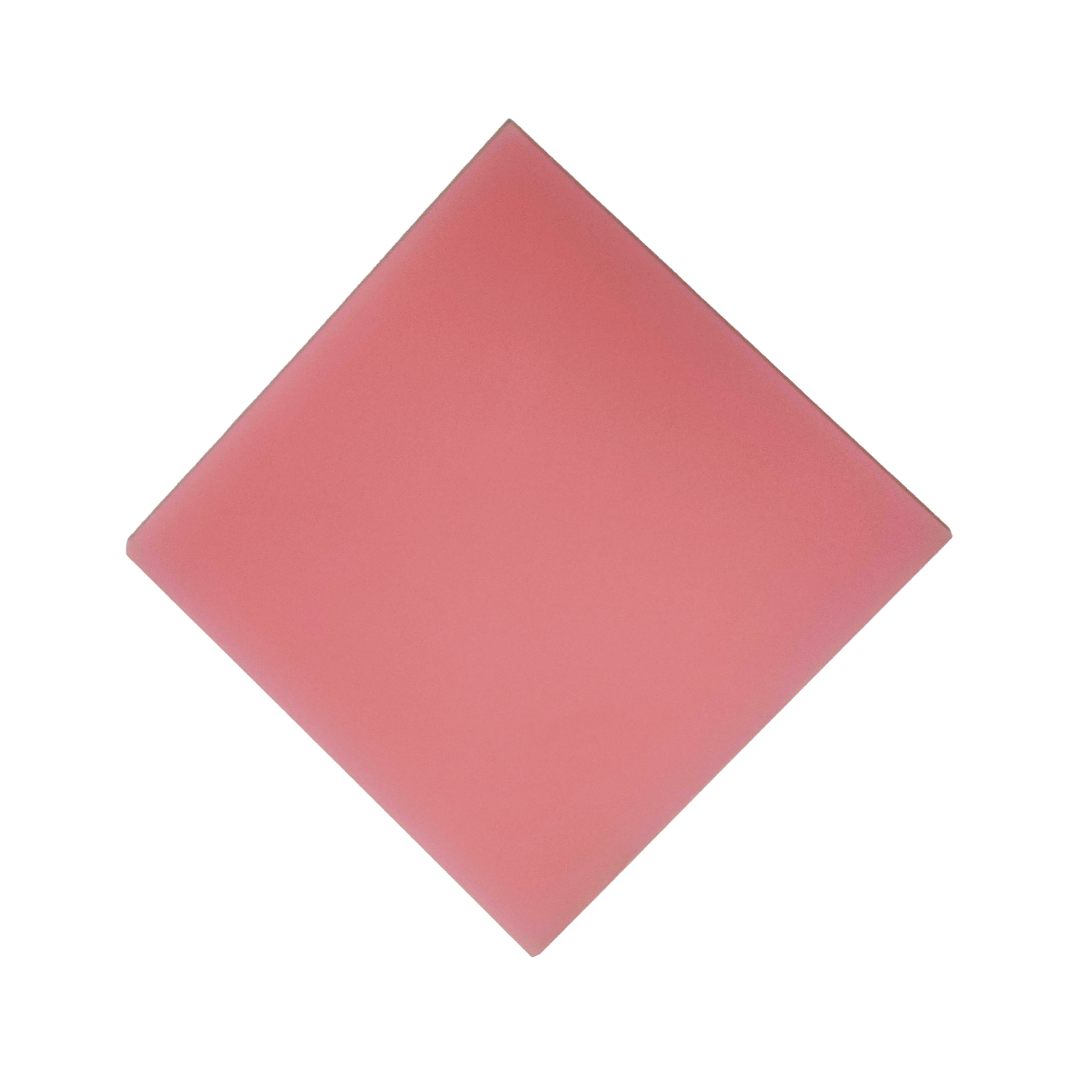 Acrylic (Frosted Pink) - Frosted Two Sides