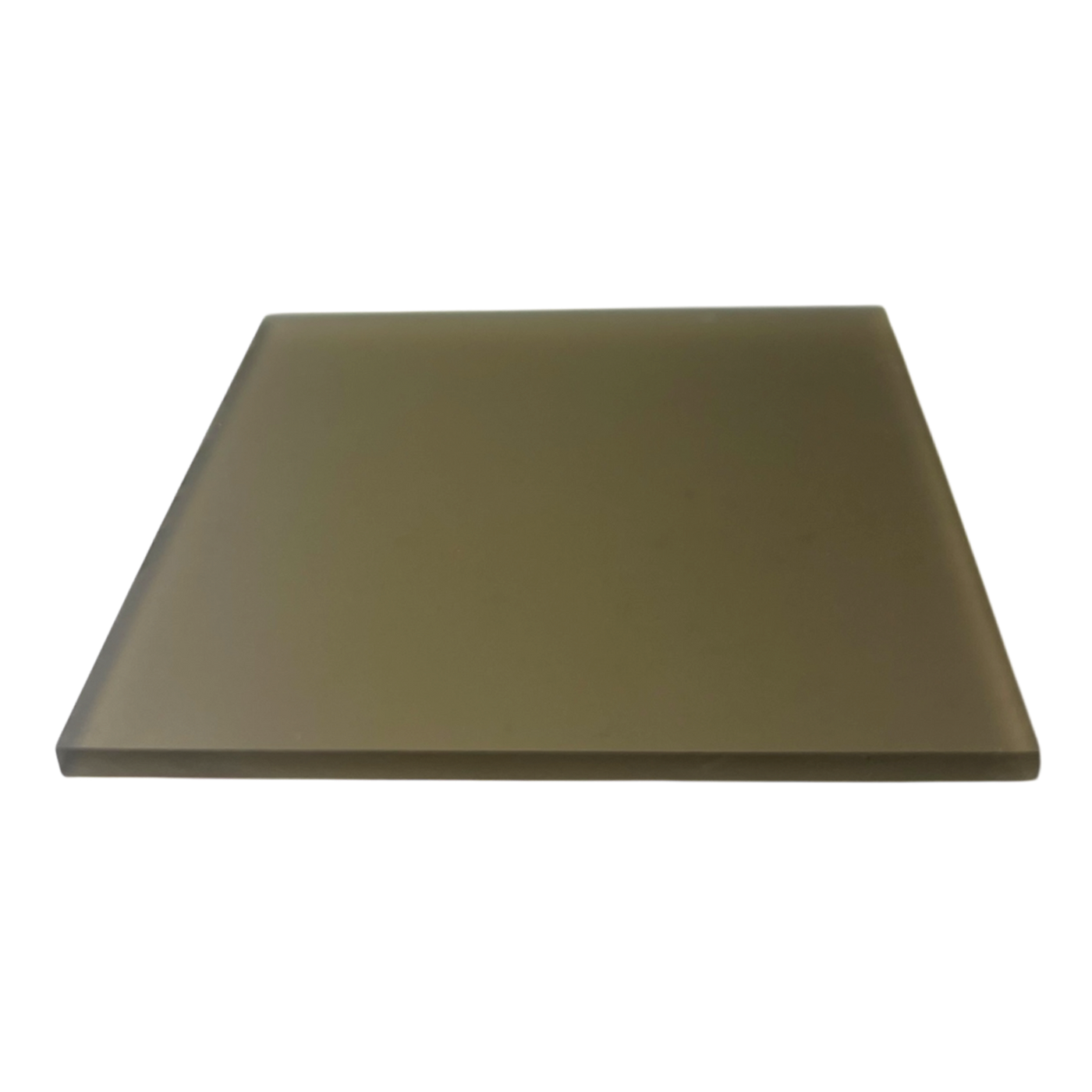 Recycled Acrylic (Frosted Light Bronze) - Frosted Two Sides