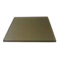 Recycled Acrylic (Frosted Light Bronze) - Frosted Two Sides