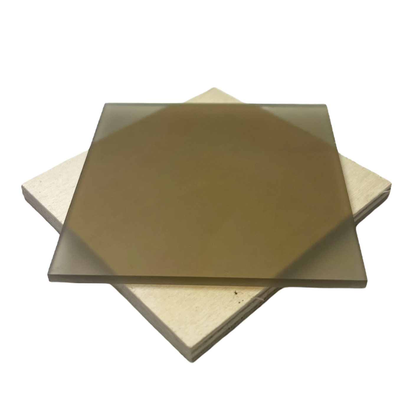 Recycled Acrylic (Frosted Light Bronze) - Frosted Two Sides