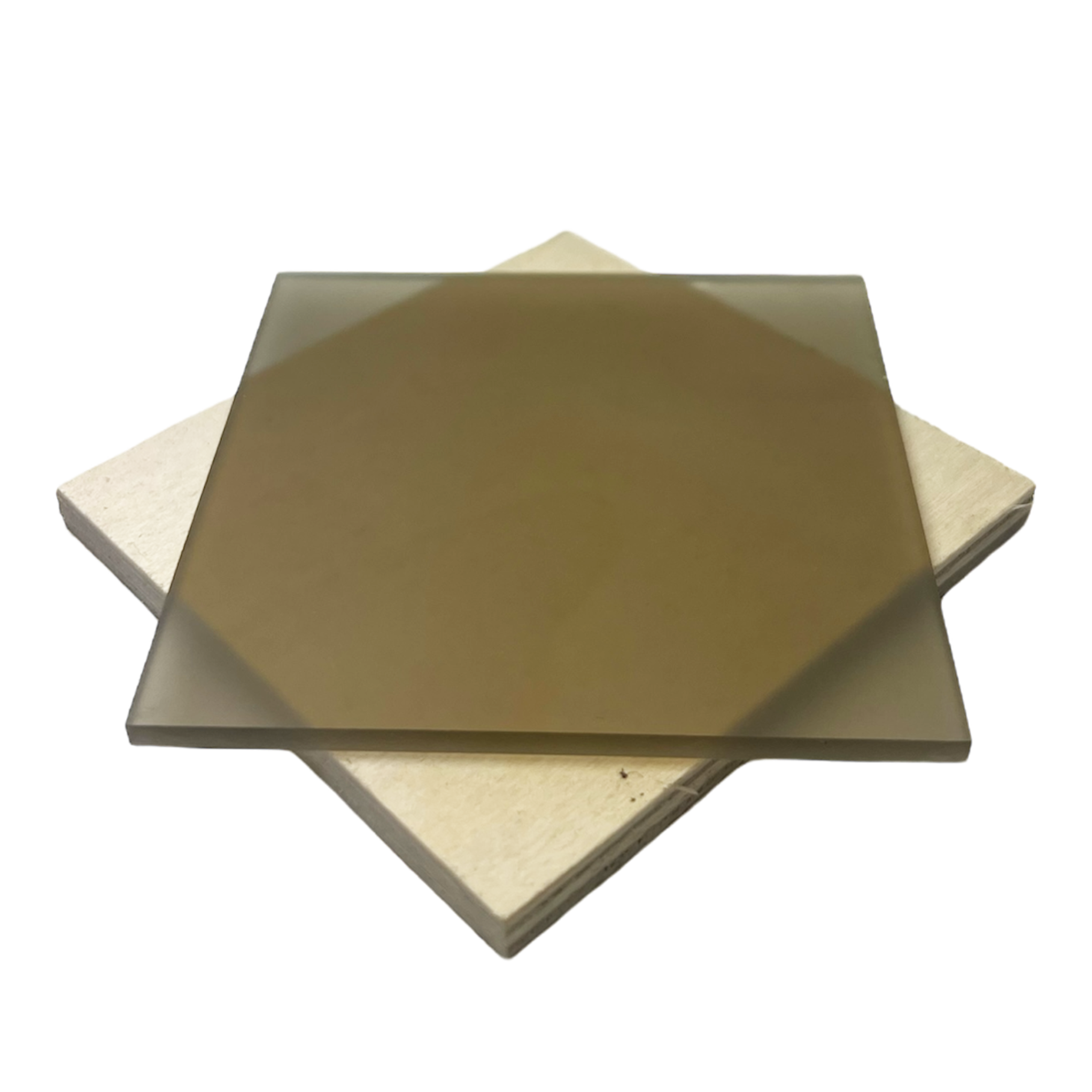 Recycled Acrylic (Frosted Light Bronze) - Frosted Two Sides