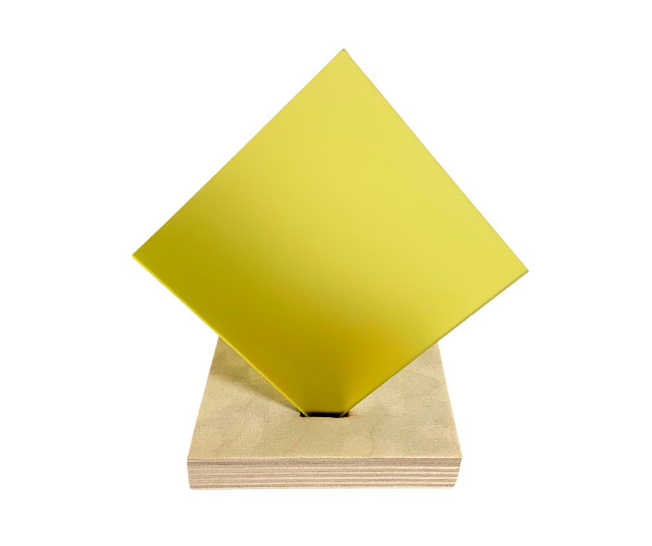 Acid Green Frosted Both Sides Matte Cast Acrylic Sheet for