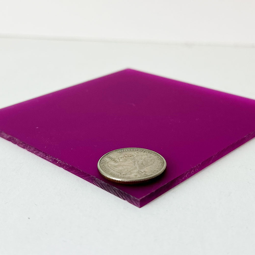 Acrylic (Frosted Fuchsia) - Frosted Two Sides (1/8")